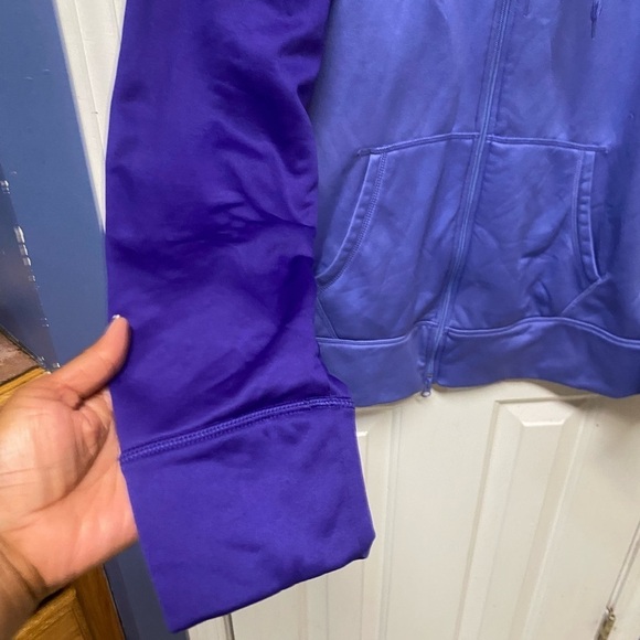 Danskin 2- tone  Purple Full Zip Front Pockets Women Jacket Plus Size XXL - Picture 3 of 8